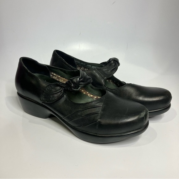 Dansko Ainsley mary Jane clogs black leather size 40 - Picture 2 of 10